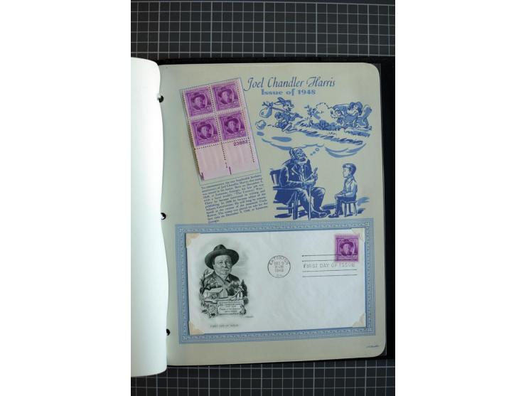 1851/1997, used and mint collection, from the 1930s on with many blocks of four with plate numbers,  some sheets and FDCs, al
