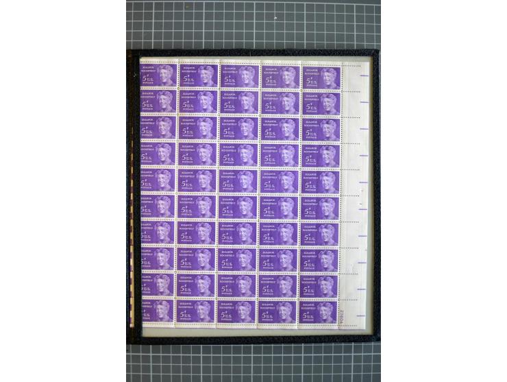 1851/1997, used and mint collection, from the 1930s on with many blocks of four with plate numbers,  some sheets and FDCs, al