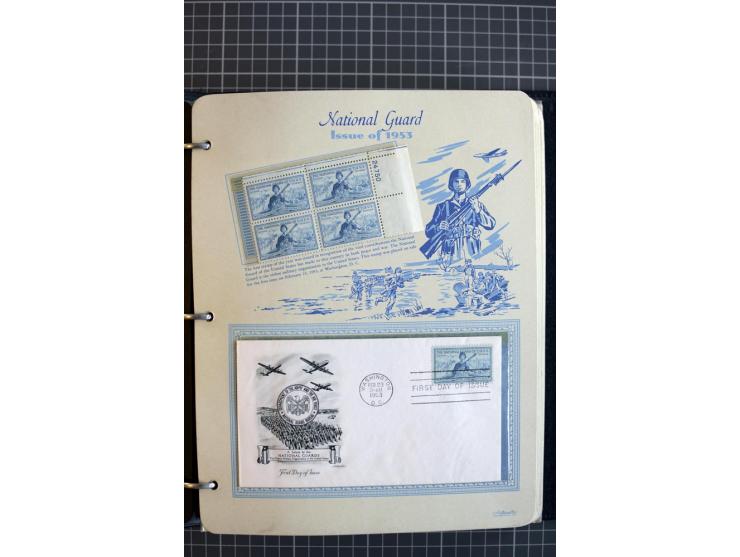 1851/1997, used and mint collection, from the 1930s on with many blocks of four with plate numbers,  some sheets and FDCs, al
