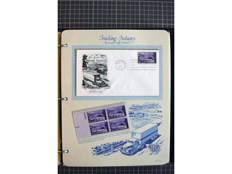 1851/1997, used and mint collection, from the 1930s on with many blocks of four with plate numbers,  some sheets and FDCs, al