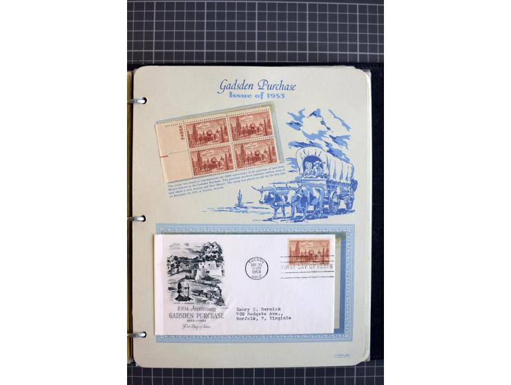 1851/1997, used and mint collection, from the 1930s on with many blocks of four with plate numbers,  some sheets and FDCs, al