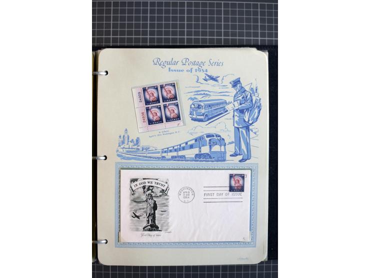 1851/1997, used and mint collection, from the 1930s on with many blocks of four with plate numbers,  some sheets and FDCs, al