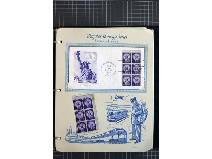 1851/1997, used and mint collection, from the 1930s on with many blocks of four with plate numbers,  some sheets and FDCs, al