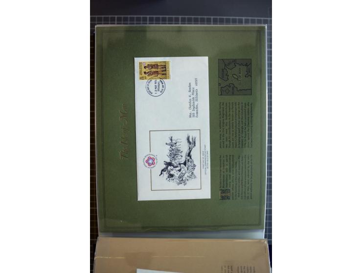 1851/1997, used and mint collection, from the 1930s on with many blocks of four with plate numbers,  some sheets and FDCs, al