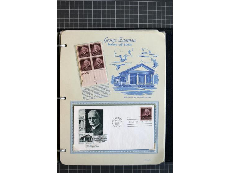 1851/1997, used and mint collection, from the 1930s on with many blocks of four with plate numbers,  some sheets and FDCs, al