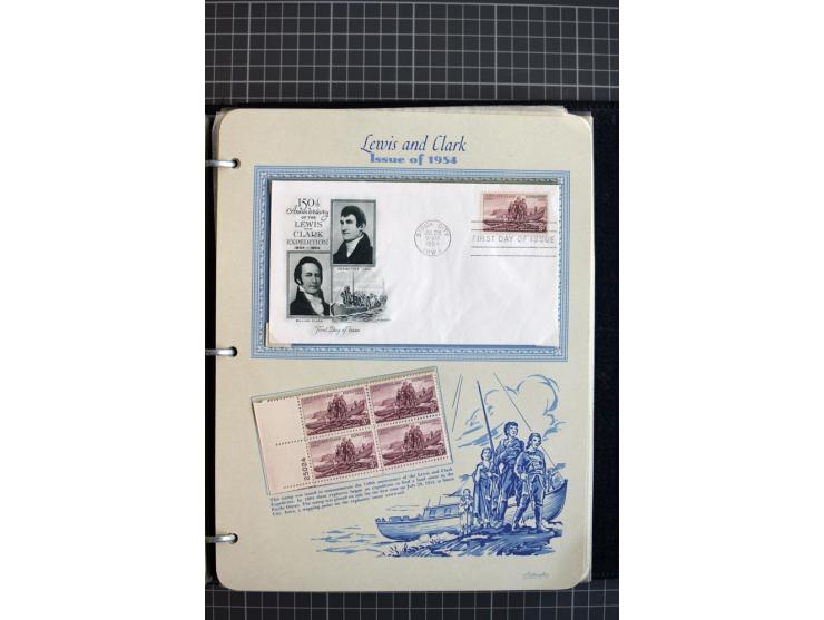 1851/1997, used and mint collection, from the 1930s on with many blocks of four with plate numbers,  some sheets and FDCs, al
