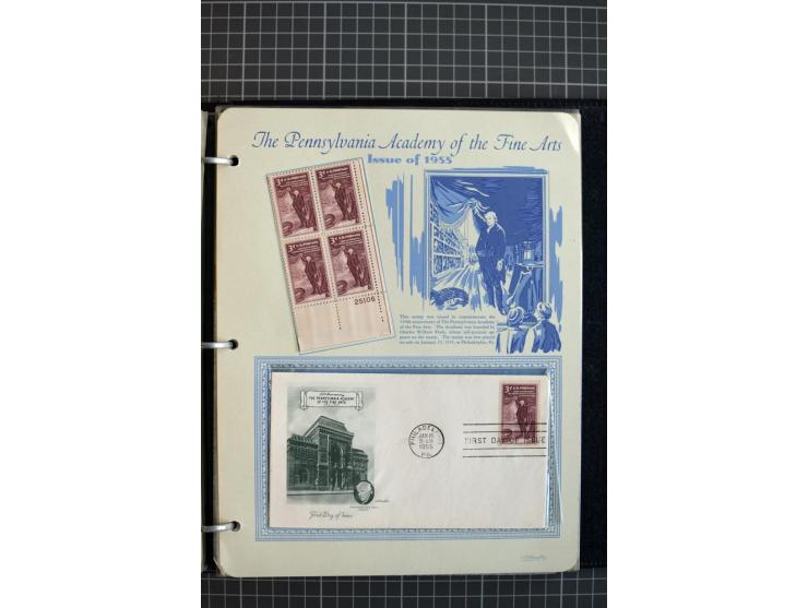 1851/1997, used and mint collection, from the 1930s on with many blocks of four with plate numbers,  some sheets and FDCs, al