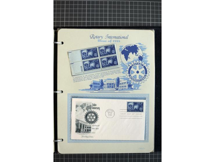 1851/1997, used and mint collection, from the 1930s on with many blocks of four with plate numbers,  some sheets and FDCs, al