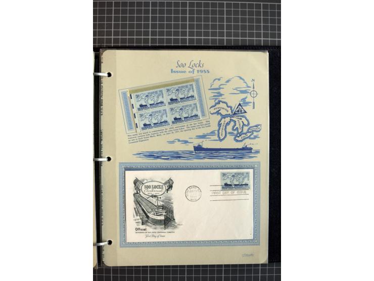 1851/1997, used and mint collection, from the 1930s on with many blocks of four with plate numbers,  some sheets and FDCs, al