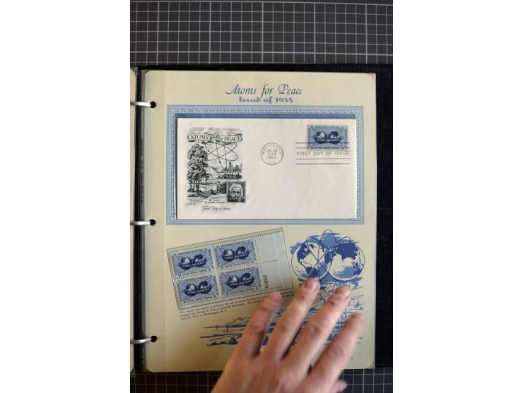 1851/1997, used and mint collection, from the 1930s on with many blocks of four with plate numbers,  some sheets and FDCs, al