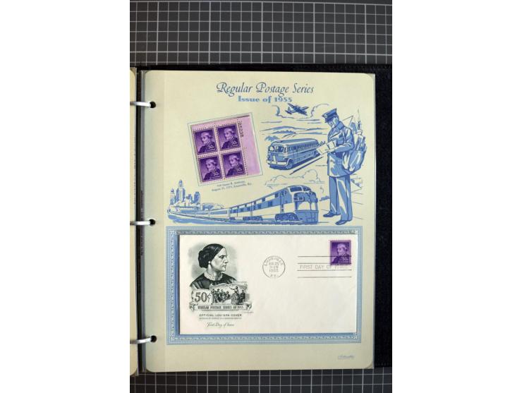 1851/1997, used and mint collection, from the 1930s on with many blocks of four with plate numbers,  some sheets and FDCs, al