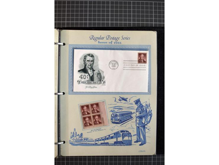 1851/1997, used and mint collection, from the 1930s on with many blocks of four with plate numbers,  some sheets and FDCs, al