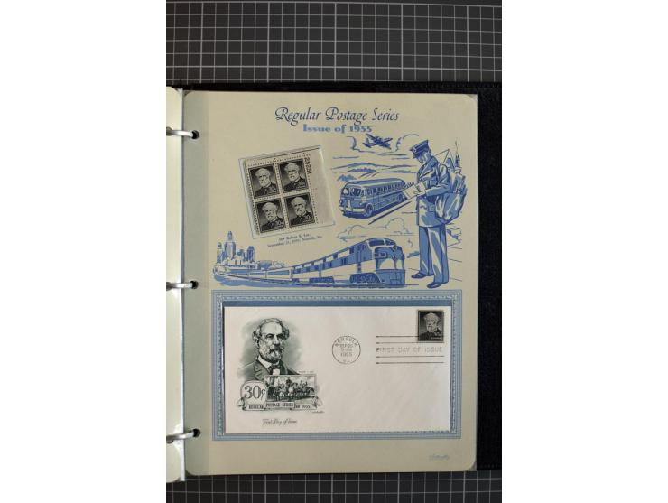 1851/1997, used and mint collection, from the 1930s on with many blocks of four with plate numbers,  some sheets and FDCs, al