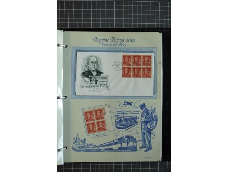 1851/1997, used and mint collection, from the 1930s on with many blocks of four with plate numbers,  some sheets and FDCs, al