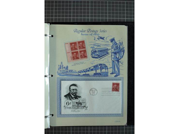1851/1997, used and mint collection, from the 1930s on with many blocks of four with plate numbers,  some sheets and FDCs, al