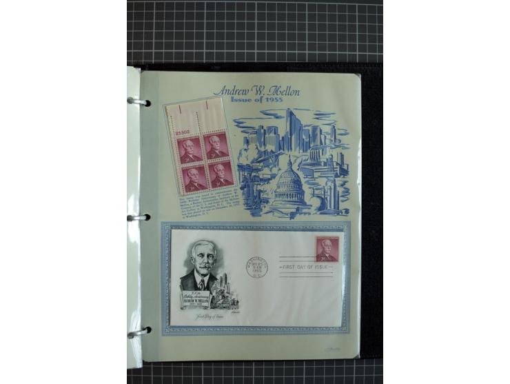 1851/1997, used and mint collection, from the 1930s on with many blocks of four with plate numbers,  some sheets and FDCs, al