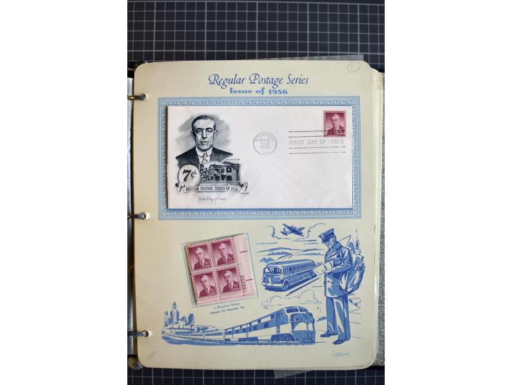 1851/1997, used and mint collection, from the 1930s on with many blocks of four with plate numbers,  some sheets and FDCs, al