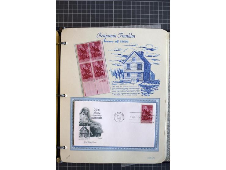 1851/1997, used and mint collection, from the 1930s on with many blocks of four with plate numbers,  some sheets and FDCs, al