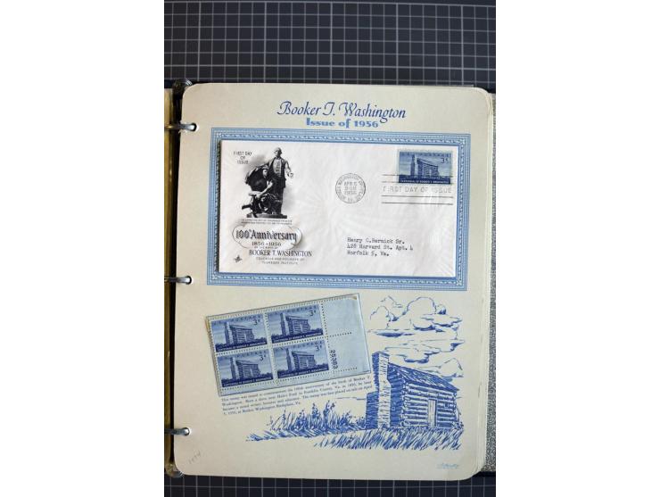 1851/1997, used and mint collection, from the 1930s on with many blocks of four with plate numbers,  some sheets and FDCs, al