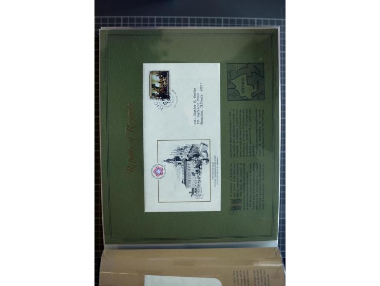 1851/1997, used and mint collection, from the 1930s on with many blocks of four with plate numbers,  some sheets and FDCs, al