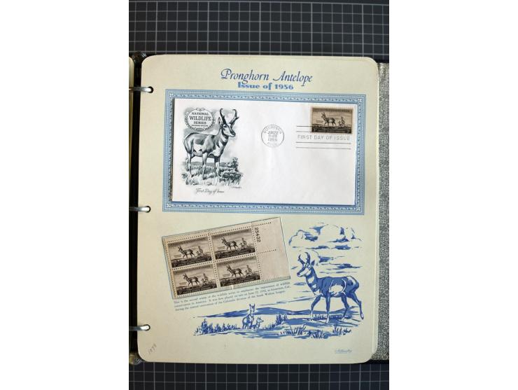 1851/1997, used and mint collection, from the 1930s on with many blocks of four with plate numbers,  some sheets and FDCs, al