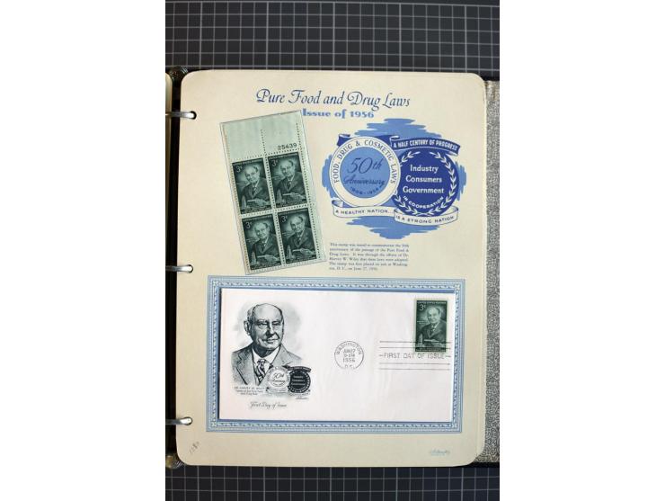 1851/1997, used and mint collection, from the 1930s on with many blocks of four with plate numbers,  some sheets and FDCs, al
