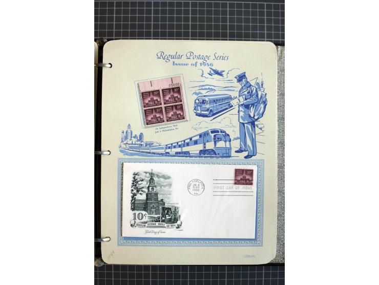 1851/1997, used and mint collection, from the 1930s on with many blocks of four with plate numbers,  some sheets and FDCs, al