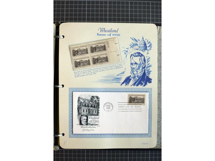 1851/1997, used and mint collection, from the 1930s on with many blocks of four with plate numbers,  some sheets and FDCs, al