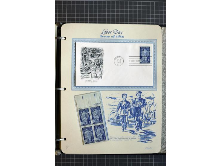 1851/1997, used and mint collection, from the 1930s on with many blocks of four with plate numbers,  some sheets and FDCs, al