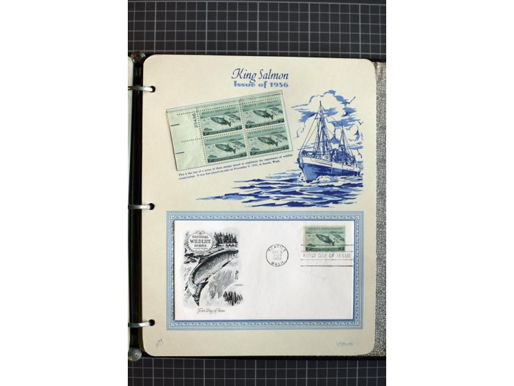 1851/1997, used and mint collection, from the 1930s on with many blocks of four with plate numbers,  some sheets and FDCs, al