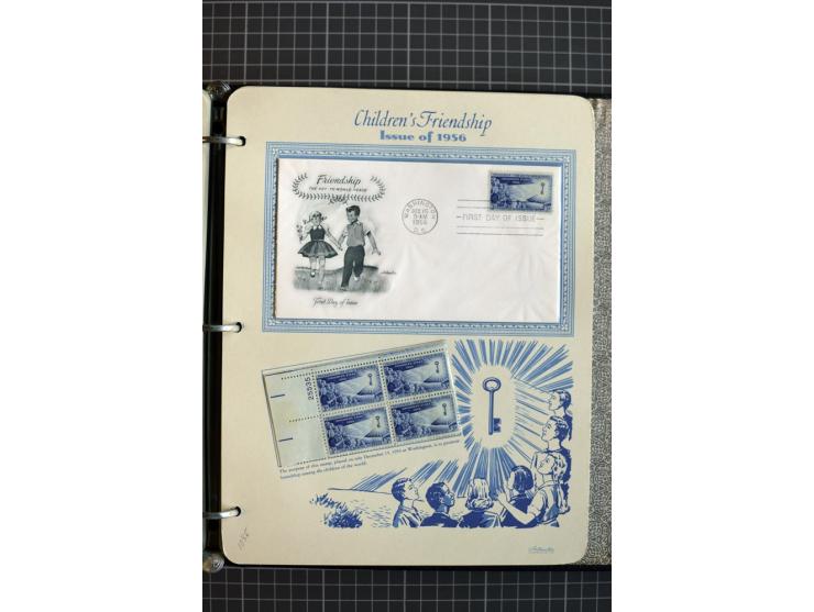 1851/1997, used and mint collection, from the 1930s on with many blocks of four with plate numbers,  some sheets and FDCs, al