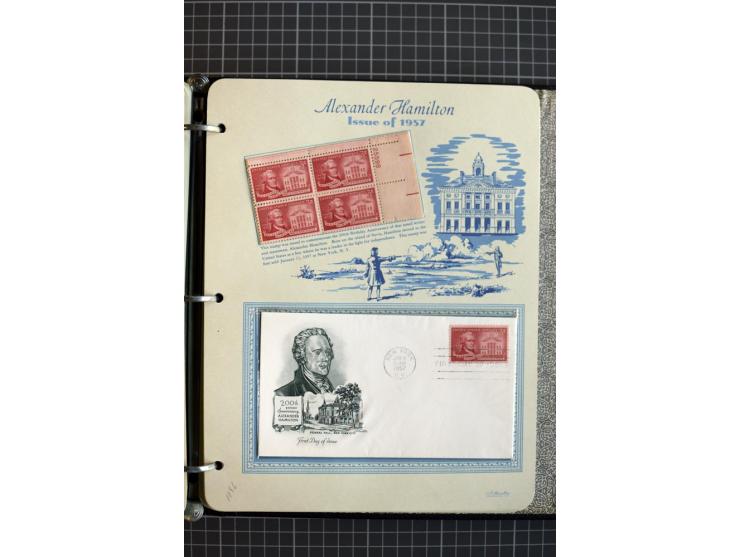 1851/1997, used and mint collection, from the 1930s on with many blocks of four with plate numbers,  some sheets and FDCs, al