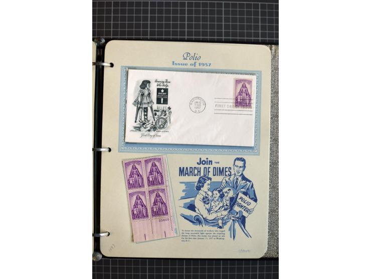 1851/1997, used and mint collection, from the 1930s on with many blocks of four with plate numbers,  some sheets and FDCs, al