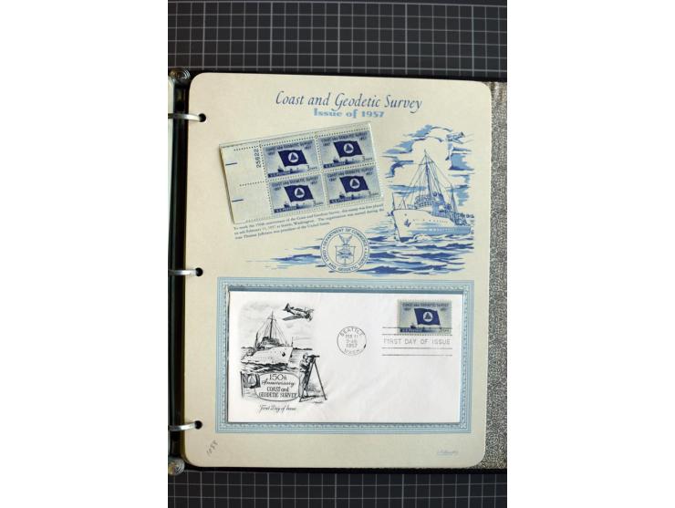 1851/1997, used and mint collection, from the 1930s on with many blocks of four with plate numbers,  some sheets and FDCs, al