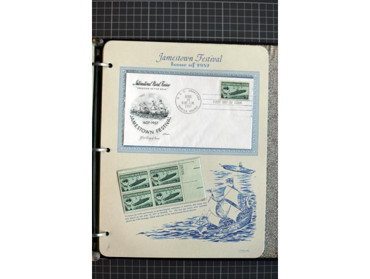 1851/1997, used and mint collection, from the 1930s on with many blocks of four with plate numbers,  some sheets and FDCs, al