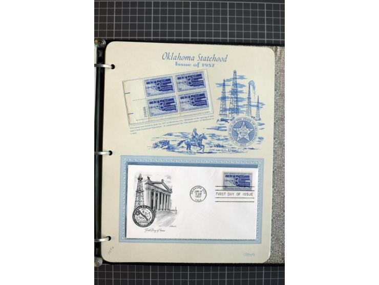 1851/1997, used and mint collection, from the 1930s on with many blocks of four with plate numbers,  some sheets and FDCs, al