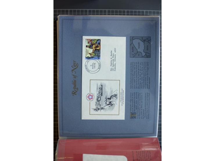 1851/1997, used and mint collection, from the 1930s on with many blocks of four with plate numbers,  some sheets and FDCs, al