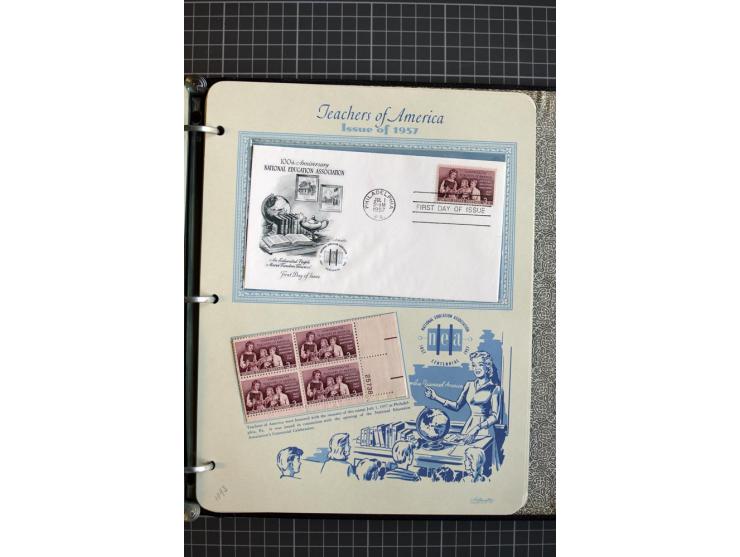 1851/1997, used and mint collection, from the 1930s on with many blocks of four with plate numbers,  some sheets and FDCs, al