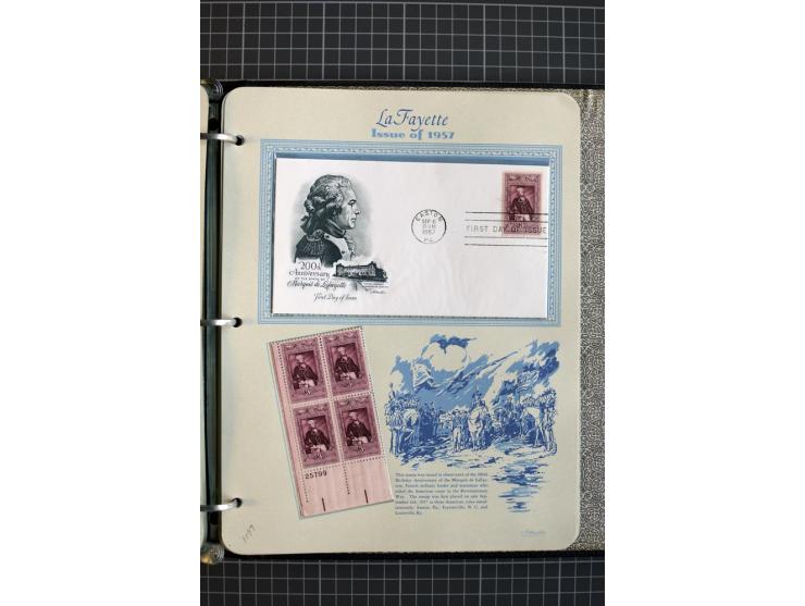 1851/1997, used and mint collection, from the 1930s on with many blocks of four with plate numbers,  some sheets and FDCs, al