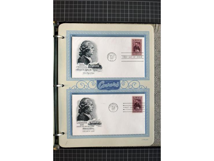 1851/1997, used and mint collection, from the 1930s on with many blocks of four with plate numbers,  some sheets and FDCs, al