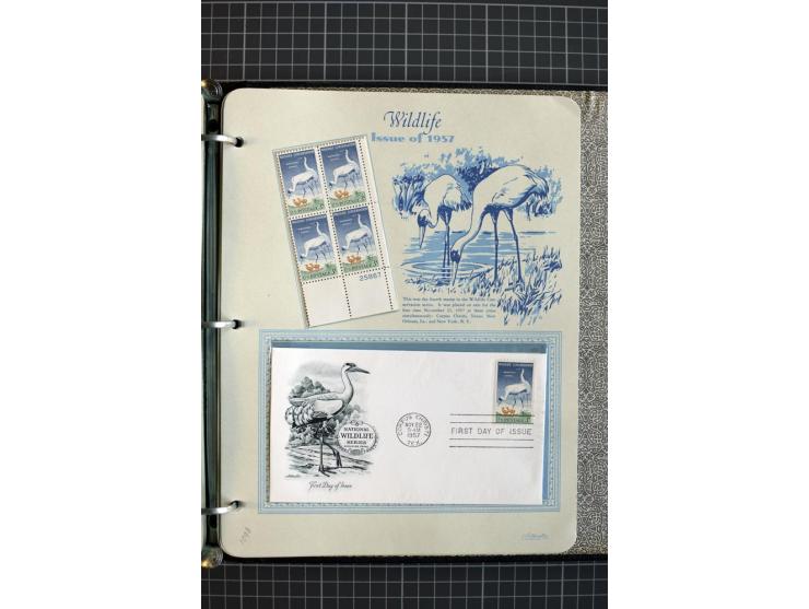 1851/1997, used and mint collection, from the 1930s on with many blocks of four with plate numbers,  some sheets and FDCs, al