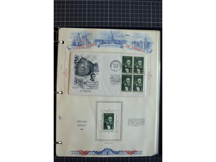 1851/1997, used and mint collection, from the 1930s on with many blocks of four with plate numbers,  some sheets and FDCs, al