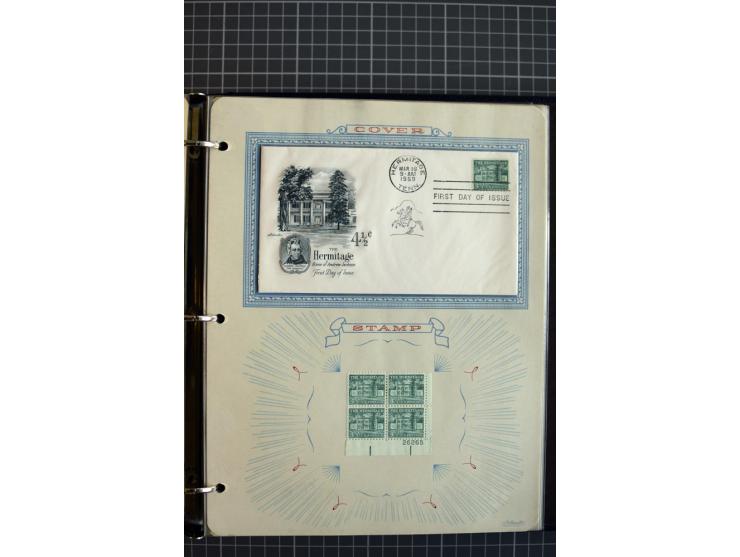 1851/1997, used and mint collection, from the 1930s on with many blocks of four with plate numbers,  some sheets and FDCs, al