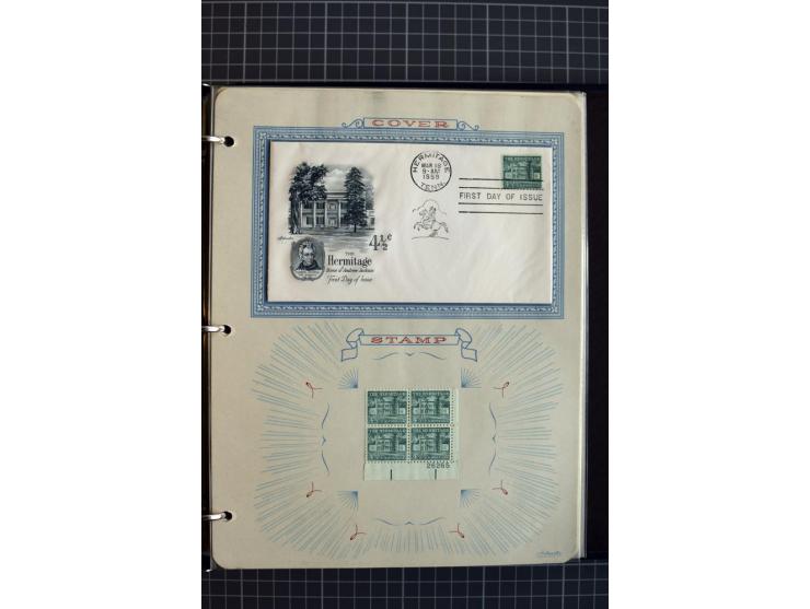 1851/1997, used and mint collection, from the 1930s on with many blocks of four with plate numbers,  some sheets and FDCs, al