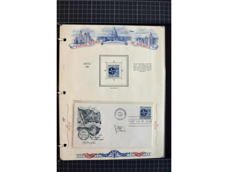 1851/1997, used and mint collection, from the 1930s on with many blocks of four with plate numbers,  some sheets and FDCs, al