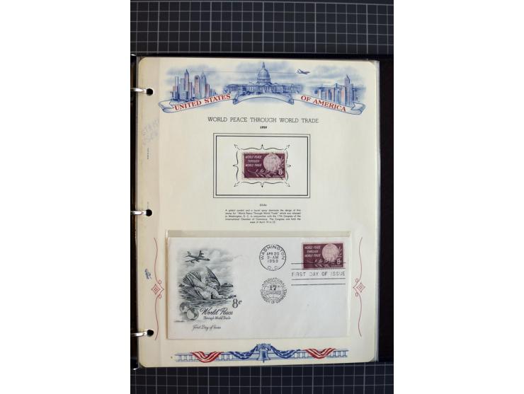 1851/1997, used and mint collection, from the 1930s on with many blocks of four with plate numbers,  some sheets and FDCs, al