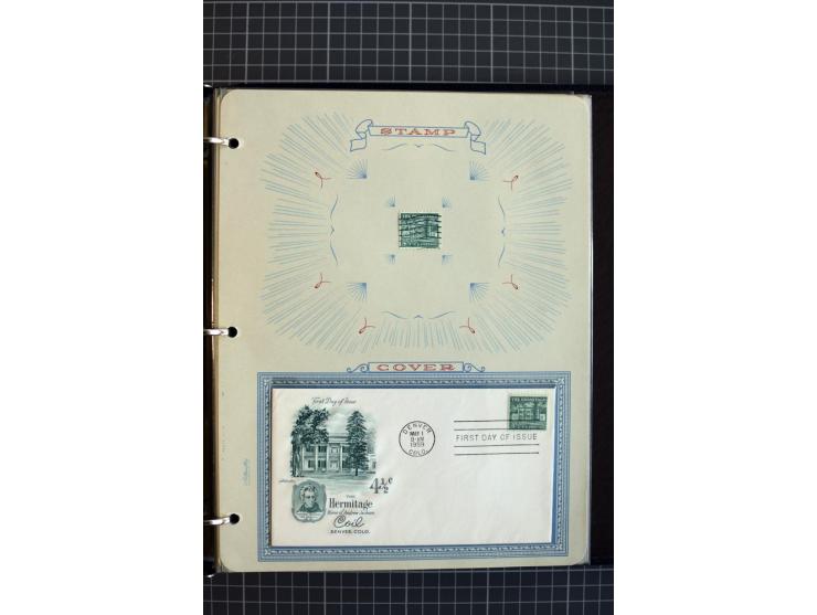 1851/1997, used and mint collection, from the 1930s on with many blocks of four with plate numbers,  some sheets and FDCs, al