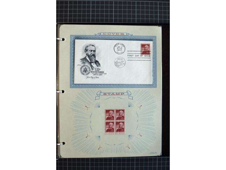 1851/1997, used and mint collection, from the 1930s on with many blocks of four with plate numbers,  some sheets and FDCs, al