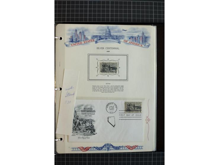 1851/1997, used and mint collection, from the 1930s on with many blocks of four with plate numbers,  some sheets and FDCs, al