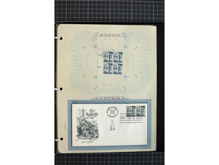 1851/1997, used and mint collection, from the 1930s on with many blocks of four with plate numbers,  some sheets and FDCs, al